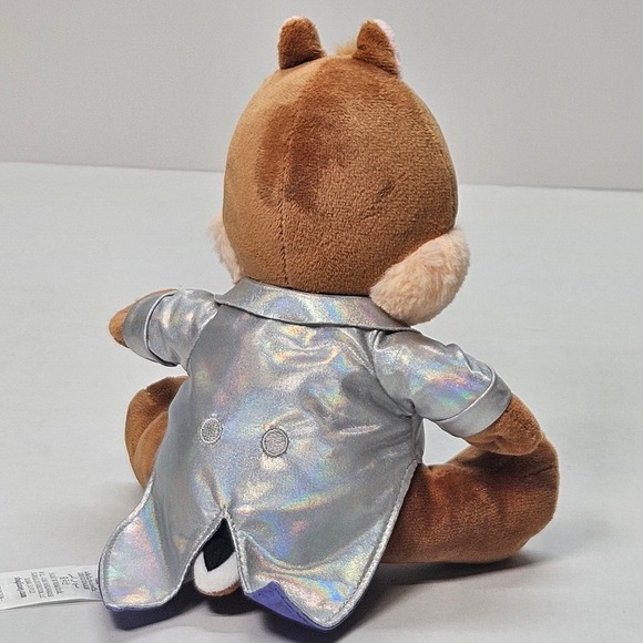 Disney 100 Years of Wonder Chipmunk Plush Silver Tuxedo Jacket "Dale"! - Picture 10 of 11